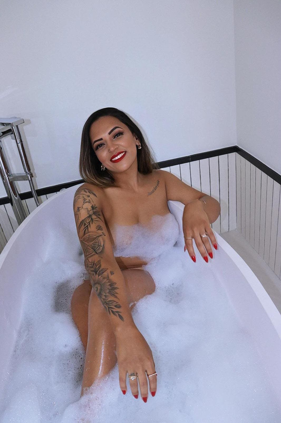 Lara in a luxury indoor setting at Lucky Tantric London